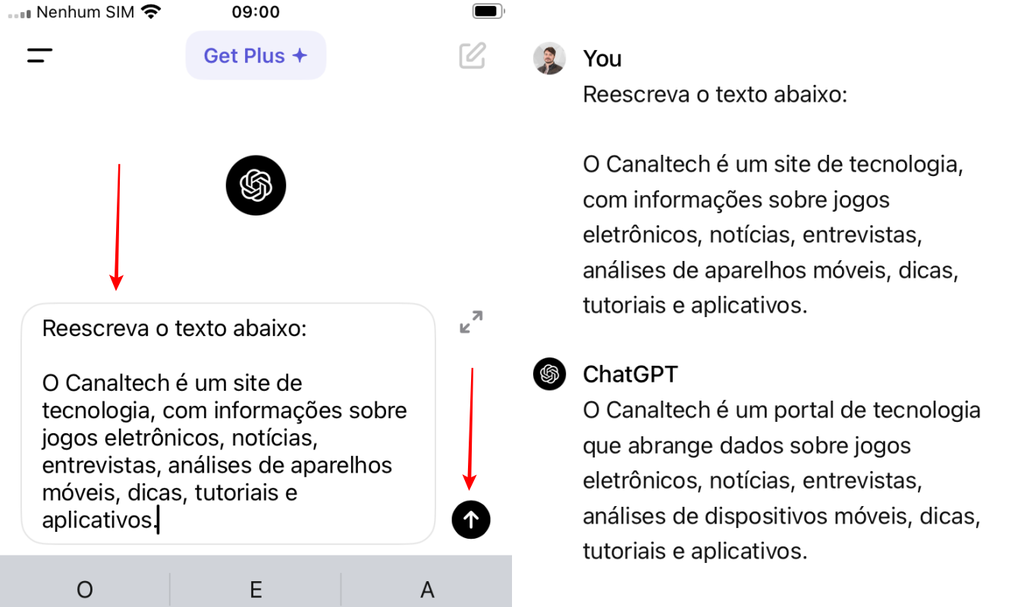 Como reescrever um texto no ChatGPT com outro tom de voz - 2