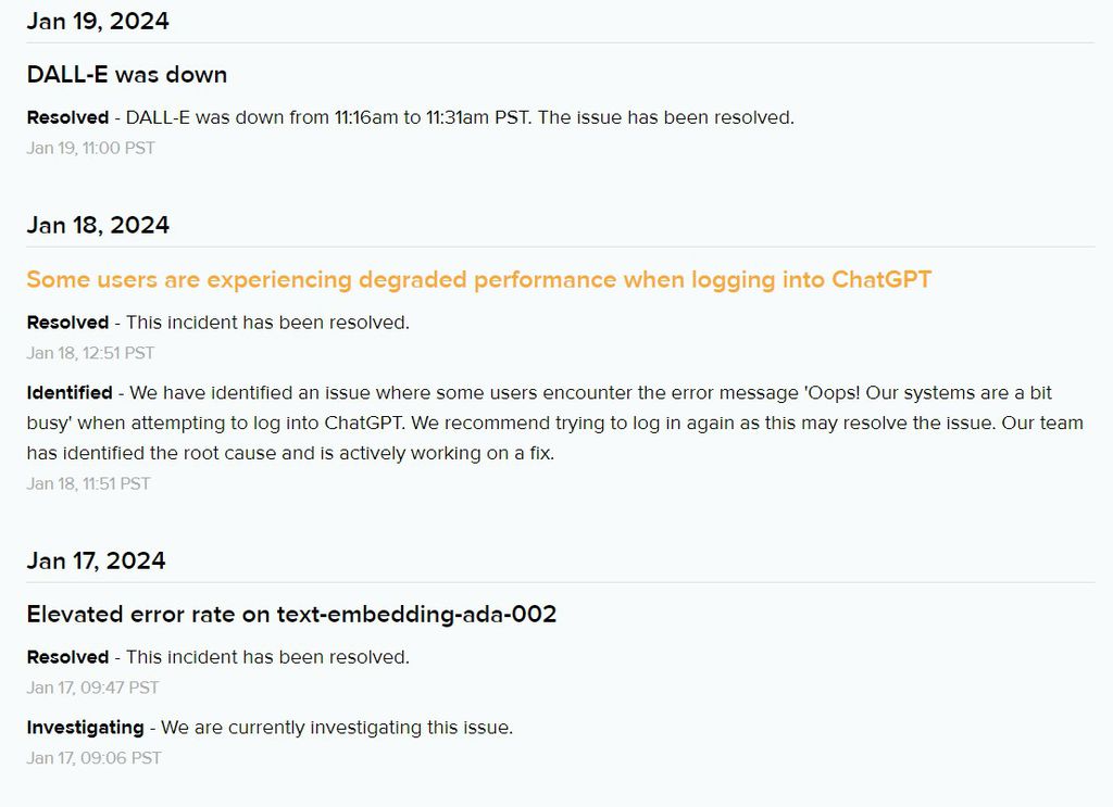 Como saber se o ChatGPT está fora do ar - 4