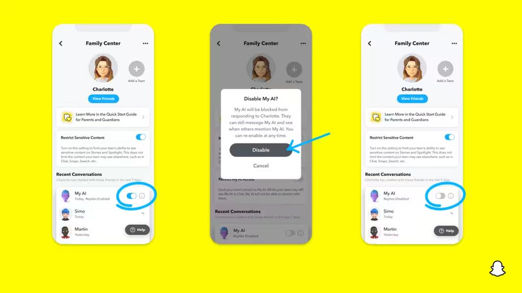Snapchat libera controle parental para desativar bot de IA da rede - 2