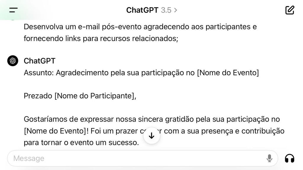 20 prompts do ChatGPT para e-mail marketing - 2