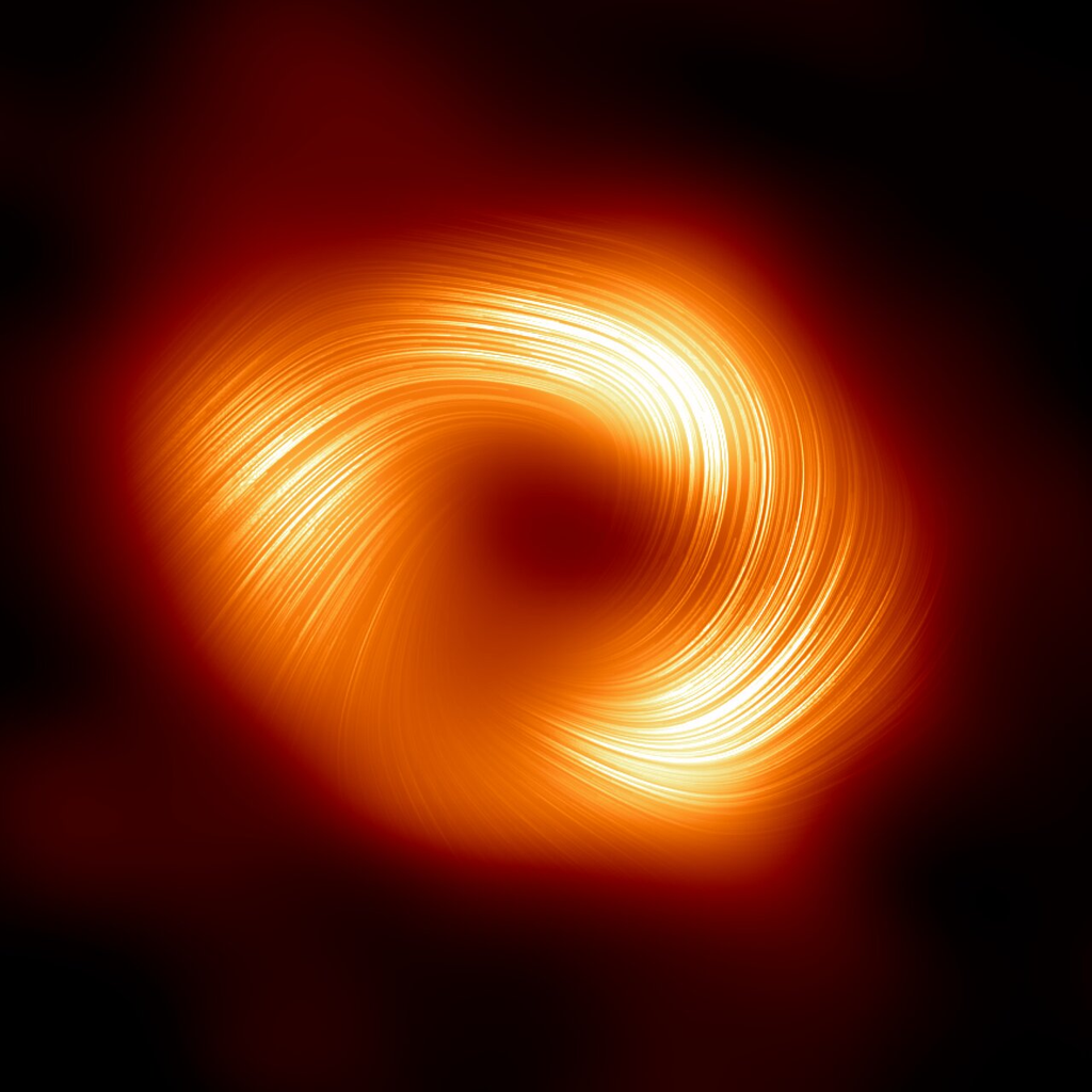 Buraco negro da Via Láctea ganha nova foto com luz polarizada - 2