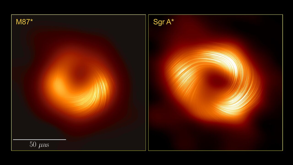 Buraco negro da Via Láctea ganha nova foto com luz polarizada - 3