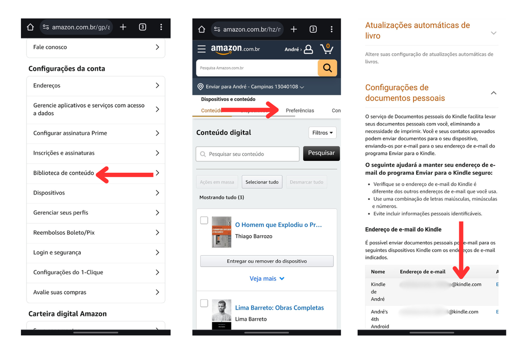 Como enviar PDF para o Kindle | Guia Prático - 3