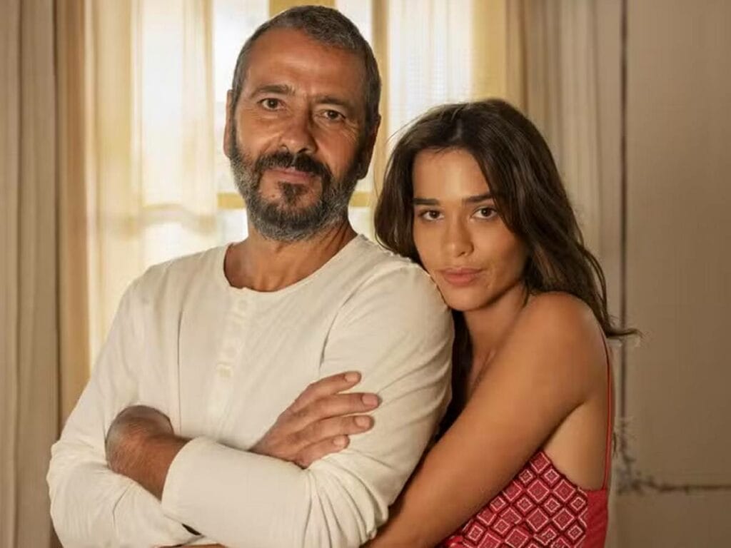 José Inocêncio (Marcos Palmeira) e Mariana (Theresa Fonseca)