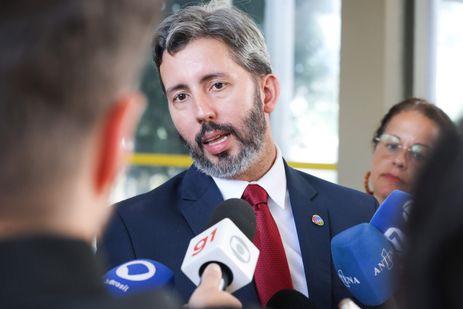 Brasília, (DF) - Presidente do IPHAN , Lenadro Grass, fala sobre o projeto de recuperação da Praça dos Três Poderes. Foto Valter Campanato/Agência Brasil.