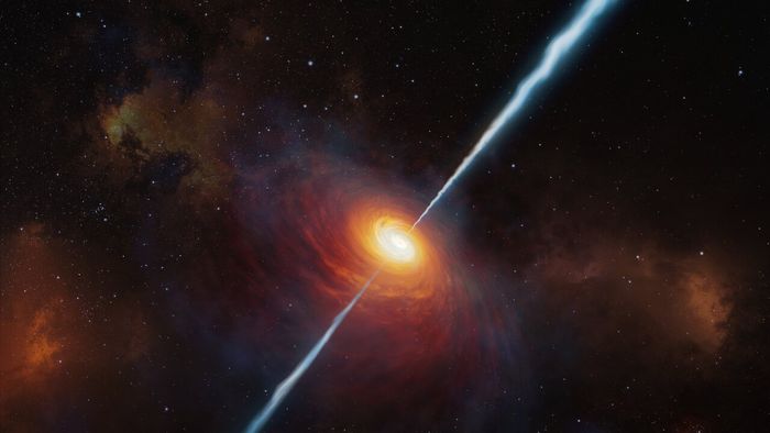 Quasar é fotografado no universo jovem e quebra recorde - 1