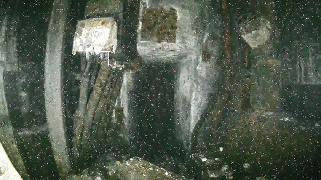 Uma das imagens registradas na Unidade 1 do reator de Fukushima, 13 anos após o acidente (Imagem: The Tokyo Electric Power Company)