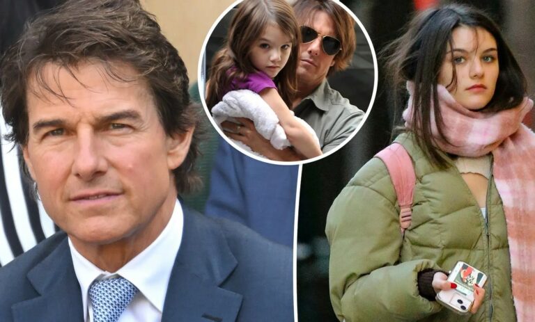 Tom Cruise vive um drama real, o conturbado relacionamento com a filha Suri Cruise - 1