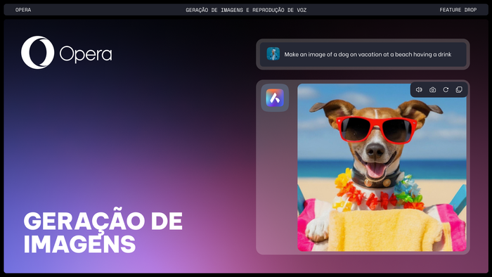 Aria | Como usar a IA do Opera para criar imagens - 1