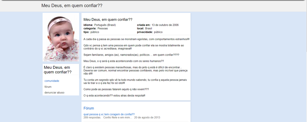 orkut grupo
