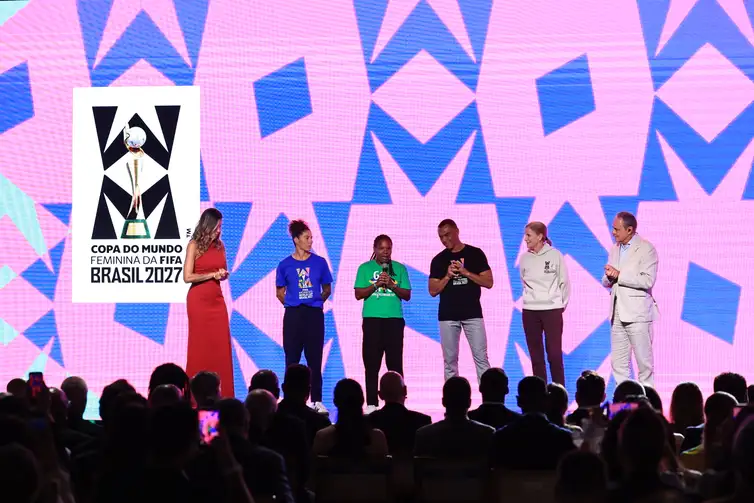 Buda Mendes - FIFA/Direitos Reservados Evento de lançamento da marca da Copa do Mundo Feminina 2027, Cristiane, Formiga, Cafú, evento, rj - em 25/01/2026