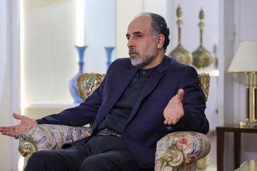 Fabio Rodrigues-Pozzebom/ Agência Brasil Brasília (DF) 30/03/2026 O embaixador do Irã, Abdollah Nekounam Ghadiri, durante entrevista exclusiva à Agência Brasil Foto: Fabio Rodrigues-Pozzebom/ Agência Brasil