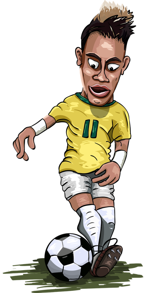 player, ball, neymar, brazilian, football, play, the trick, sports, cartoon, caricature, neymar, neymar, football, football, football, football, football