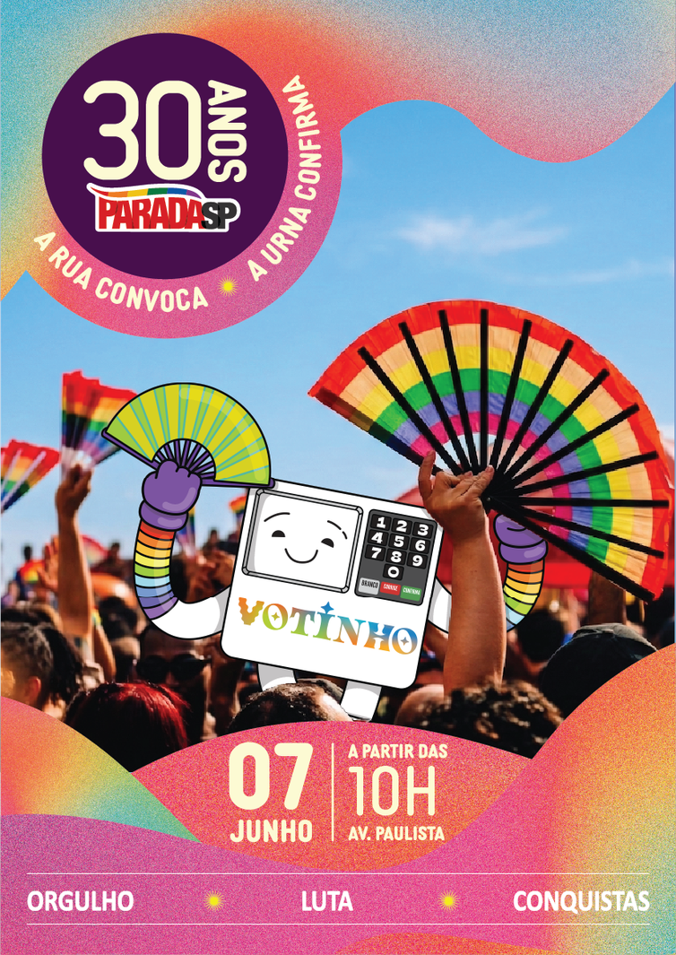 Cartaz Parada LGBT SP 2026