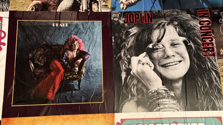 Foto da Expo Janis Joplin