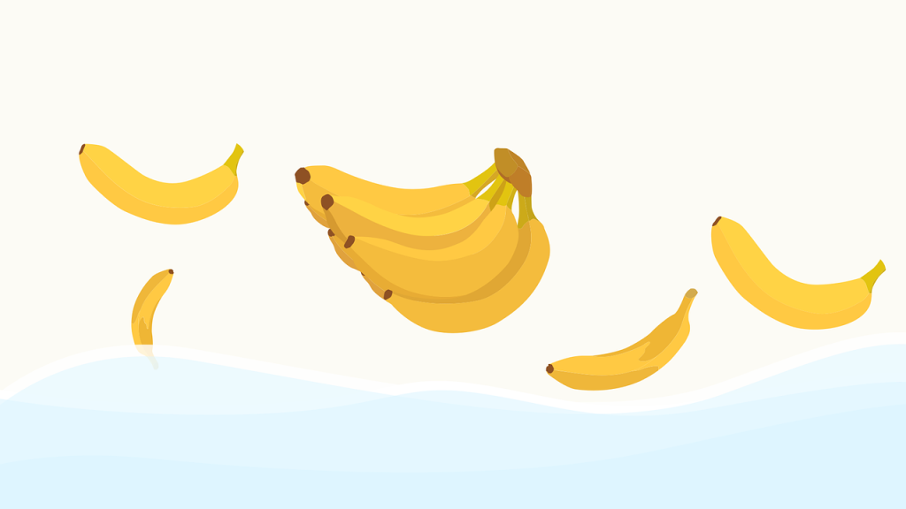 banana, banana illustrator, banana vector, yellow, banana yellow, funny banana, banana, banana, banana, banana, banana, banana vector