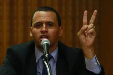 Tomaz Silva/Agência Brasil O delegado da Polícia de Homicídios da Capital, Giniton Lages fala à imprensa sobre o caso Marielle Franco e Anderson Gomes no Palácio Guanabara, zona sul do Rio de Janeiro
